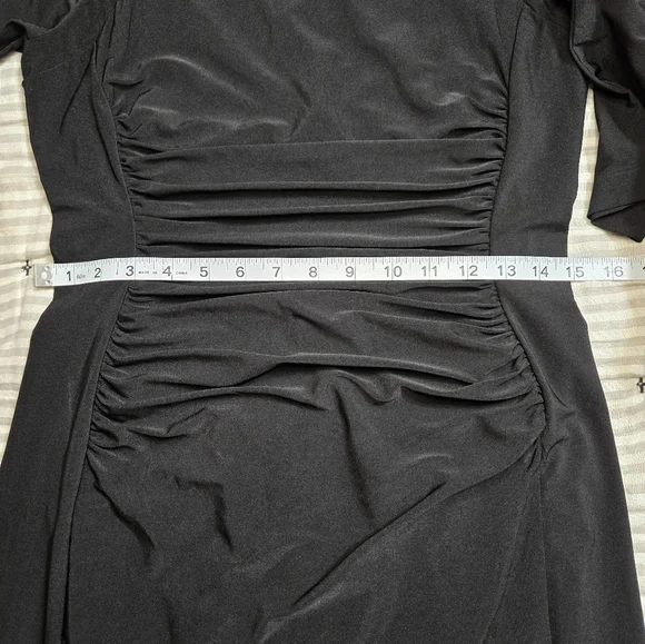 Women's Jennifer Lopez Black Bodycon Dress Size M - Picture 3 of 8